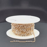 Load and play video in Gallery viewer, V289TT. 14k Gold Filled Chain and 3 Sterling Silver Beads in Between