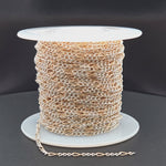 Load and play video in Gallery viewer, 2431CTT. Gold Filled and Sterling Silver Figaro Style Chain