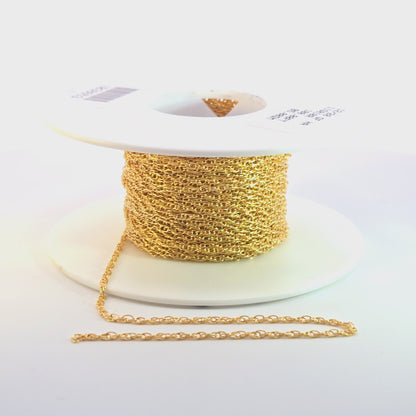 010RGF. 14K Gold Filled Rope Chain