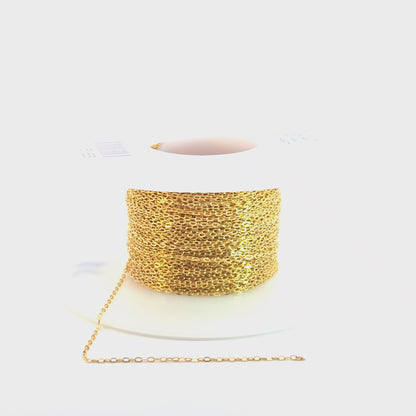 1025DRFGF. 14K Gold Filled Cable Chain