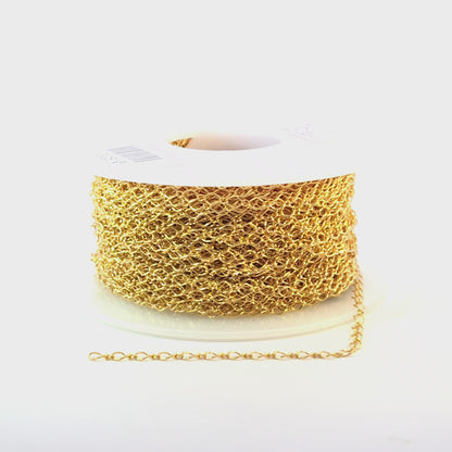 16MQGF. 14K Gold Filled Rhomb Link Chain