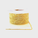 Load and play video in Gallery viewer, 69S5GF. 14k Gold Filled Curb Chain with Diamond Cut Marina Link