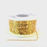 Load and play video in Gallery viewer, 143FGF. 14k Gold Filled Flat Long and Short Link Chain.