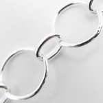 Load image into Gallery viewer, 925 Sterling Silver Circle Chain. V156SS
