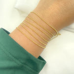 Load image into Gallery viewer, 030BETLGbyFt. 14K Solid Yellow Gold Rolo Link Chain
