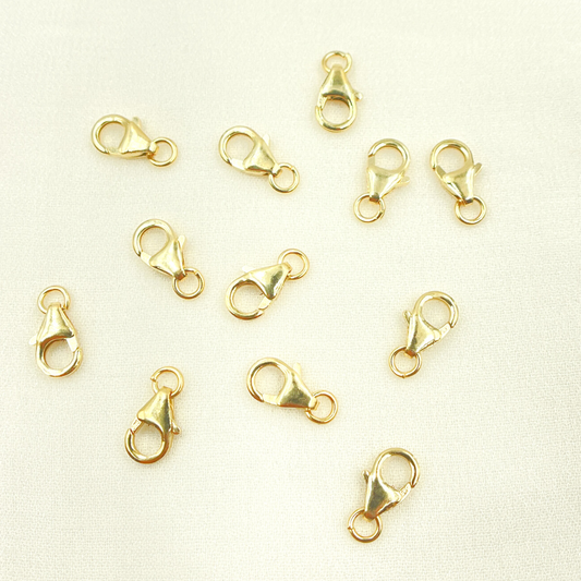 14K Solid Gold Trigger Clasp 8.2mm
