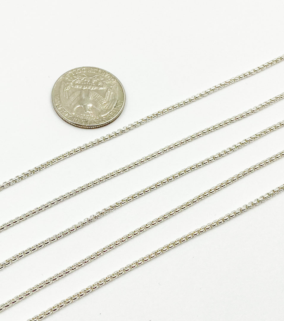 925 Sterling Silver Box Chain. 520SS