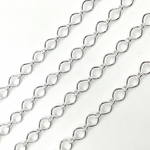 Load image into Gallery viewer, 925 Sterling Silver Big and Small Oval Link Chain. Z77SS
