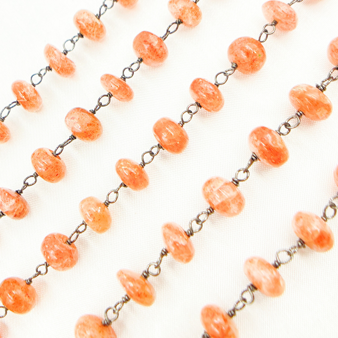 Sunstone Oxidized Wire Chain. SNS5