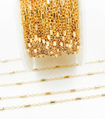 Load image into Gallery viewer, 14K Gold Filled Tube Chain. 1203GF
