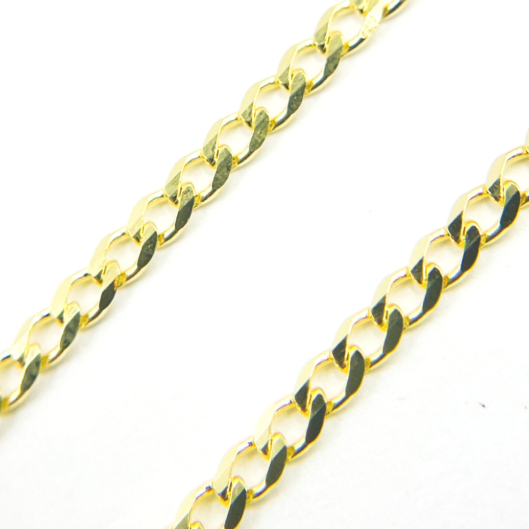 050GMBG1T2A8L001. 14K Solid Gold Curb Chain