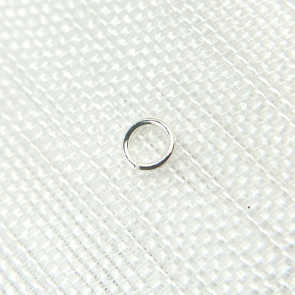 3.5MM 22Gauge White Sterling Silver Open Jump Ring