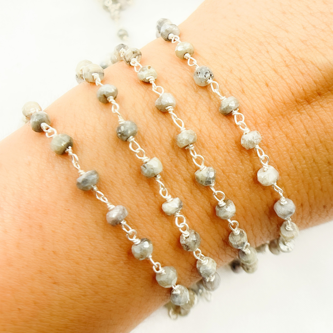 Coated Silverite Wire Chain.