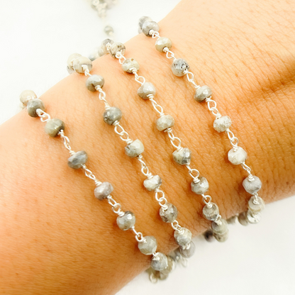 Coated Silverite Wire Chain.