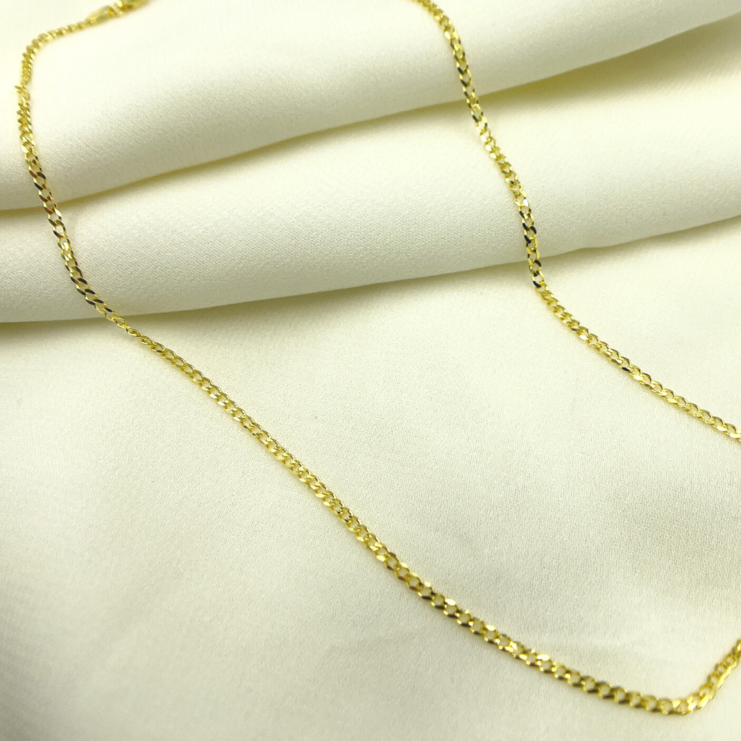 050GMBG1T2A8L001. 14K Solid Gold Curb Chain