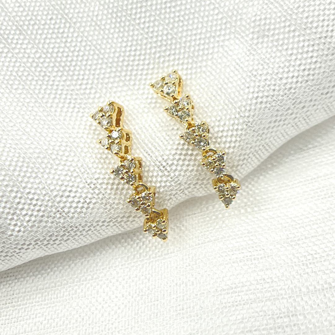 14K Solid Gold Diamond