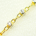 Load image into Gallery viewer, 029R02S0QT4P5B958. 14K Solid Yellow Gold Satellite Cubes Chains
