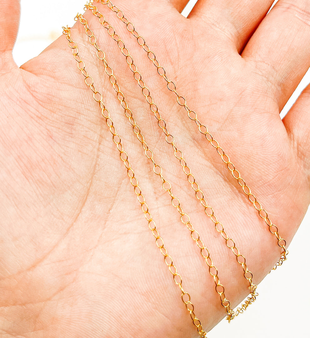 14k Gold Filled Cable Chain. 1212GF