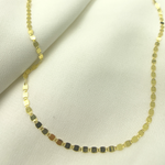 Load image into Gallery viewer, 040FV1BP26. 14K Solid Gold Diamond Cut Marina Chain
