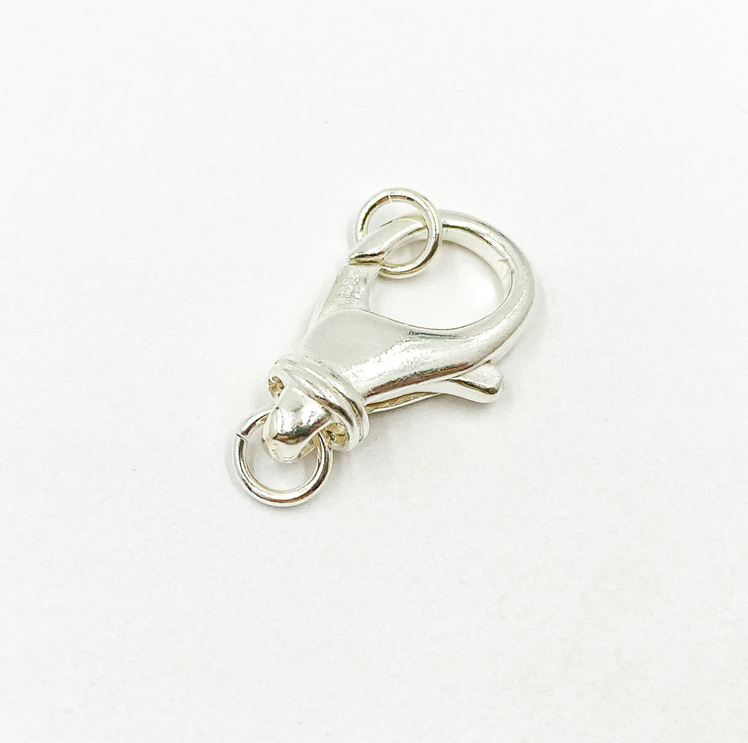 925 Sterling Silver Round Clasp 23x11mm