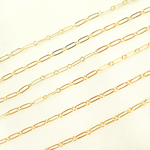 Load image into Gallery viewer, 141FGF. 14K Yellow Gold Filled Flat Cable Link Chain.
