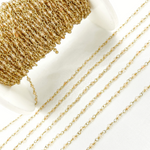 Load image into Gallery viewer, Coated Crystal Gold Plated Wire Chain. CR29
