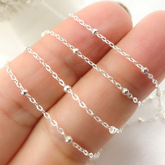Sterling Silver Satellite Chain