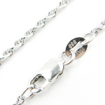 Load image into Gallery viewer, 030CRDP0L8LWG. 14K Solid White Gold Wheat Chain
