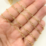 Load image into Gallery viewer, 14K Gold Filled Figaro Chain. 2411CHRGF
