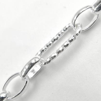 925 Sterling Silver Paperclip Chain