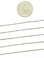 Load image into Gallery viewer, Oxidized 925 Sterling Silver Satellite Chain. Z36OX
