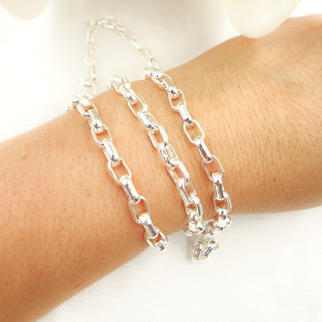 925 Sterling Silver Oval Link Chain. 921SS