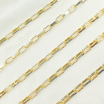 Load image into Gallery viewer, Gold Plated 925 Sterling Silver Flat Oval Link Chain. Z100GS
