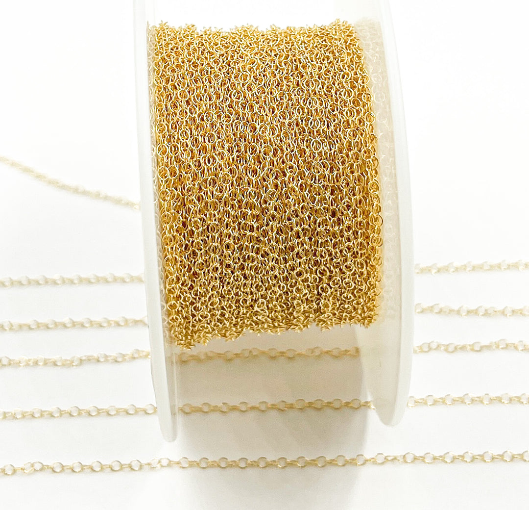 14k Gold Filled Cable Chain. 1018GF