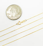 Load image into Gallery viewer, R04TFT5. 14K Solid Gold Cable Chain
