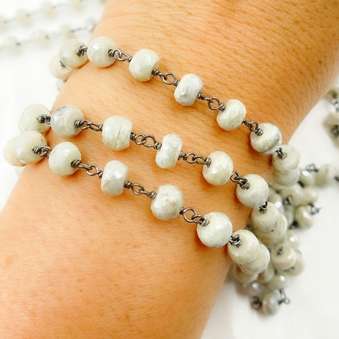 Coated Silverite Oxidized Wire Chain