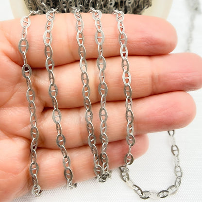 Oxidized Sterling Silver Marina Chain
