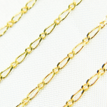 Load image into Gallery viewer, 14k Solid Yellow Gold Short &amp; Long Link Chain.  040GA1T2byft
