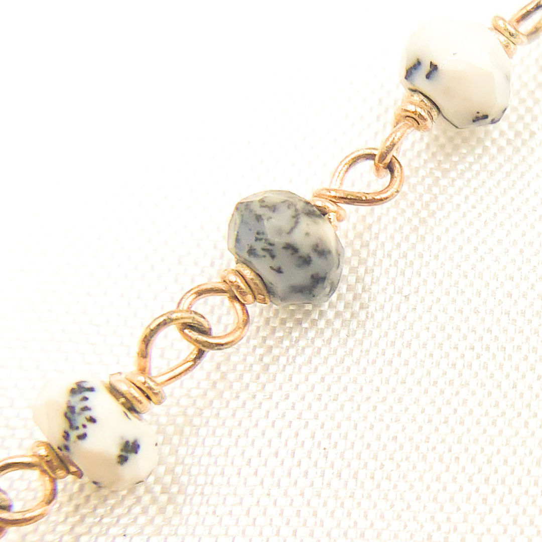 Dendrite Rose Gold Plated Wire Chain