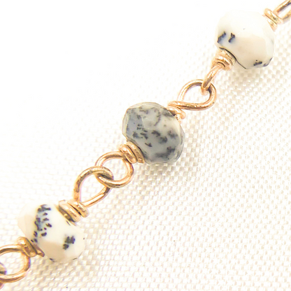 Dendrite Rose Gold Plated Wire Chain