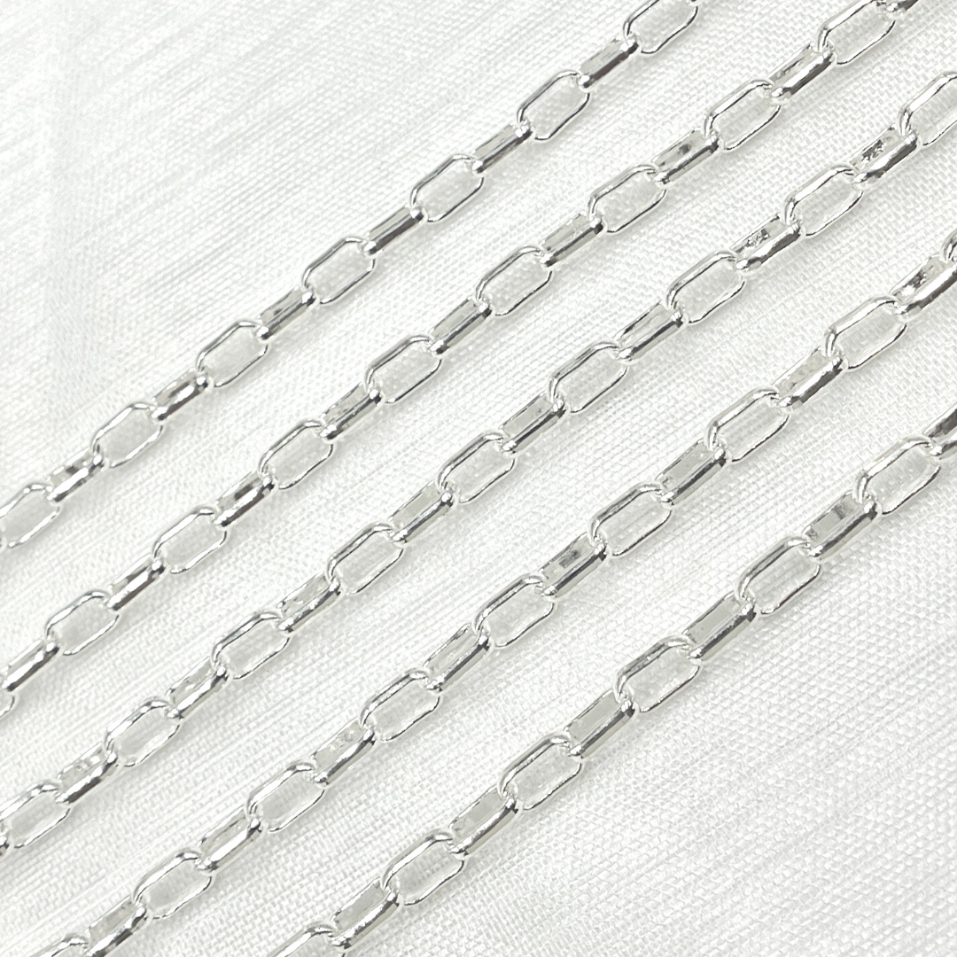 925 Sterling Silver Smooth Box Chain. Z86SS