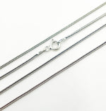 Load image into Gallery viewer, 925 Sterling Silver Oxidized Wheat Necklace Chain. Z66Necklace
