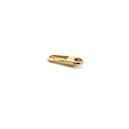 Solid Gold Oval Clasp