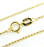 Load image into Gallery viewer, 100KPLD. 14K Solid Gold Ball Chain
