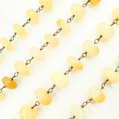 Ethiopian Opal Oxidized Wire Chain