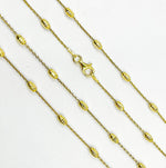 Load image into Gallery viewer, 925 Sterling Silver Satellite Gold Plated Necklace. 8Necklace
