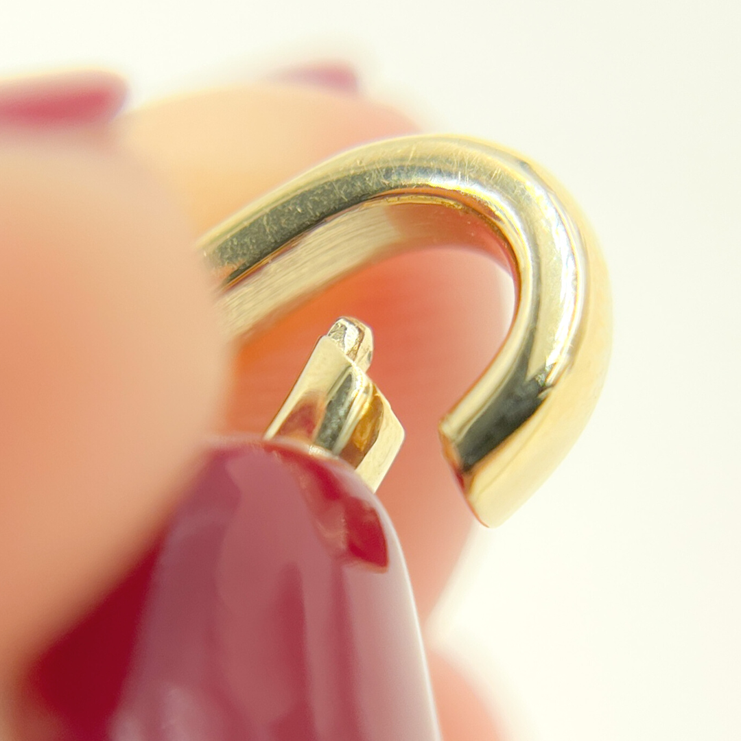 14k Solid Gold Oval Clasp