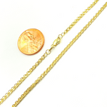 Load image into Gallery viewer, 04013879SG. 14K Solid Gold Wheat Chain
