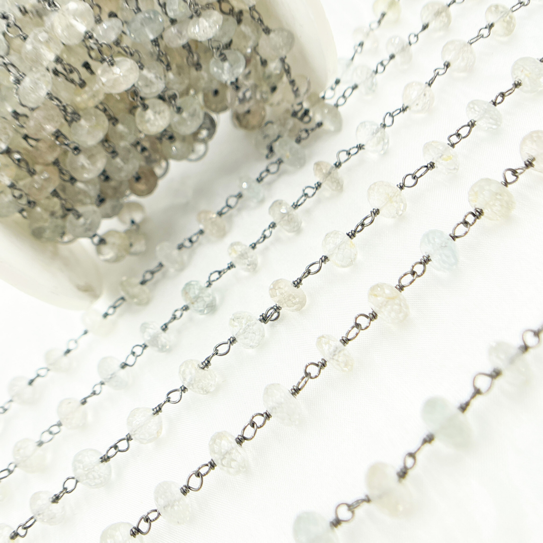 Imperial Topaz Oxidized Wire Chain