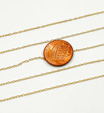 Load image into Gallery viewer, 14k Gold Filled Cable Chain.  1218DGF
